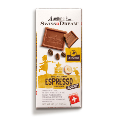 Espresso Croquant Tablette de chocolat 100g